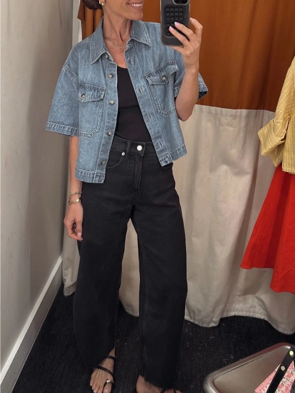 Talbots Jean Jacket